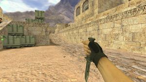 Нож в КС 1.6 PUBG