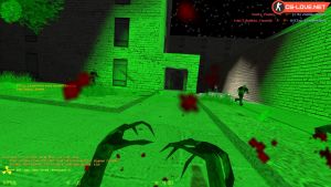 Игра на зомби карте в КС 1.6 Zombie